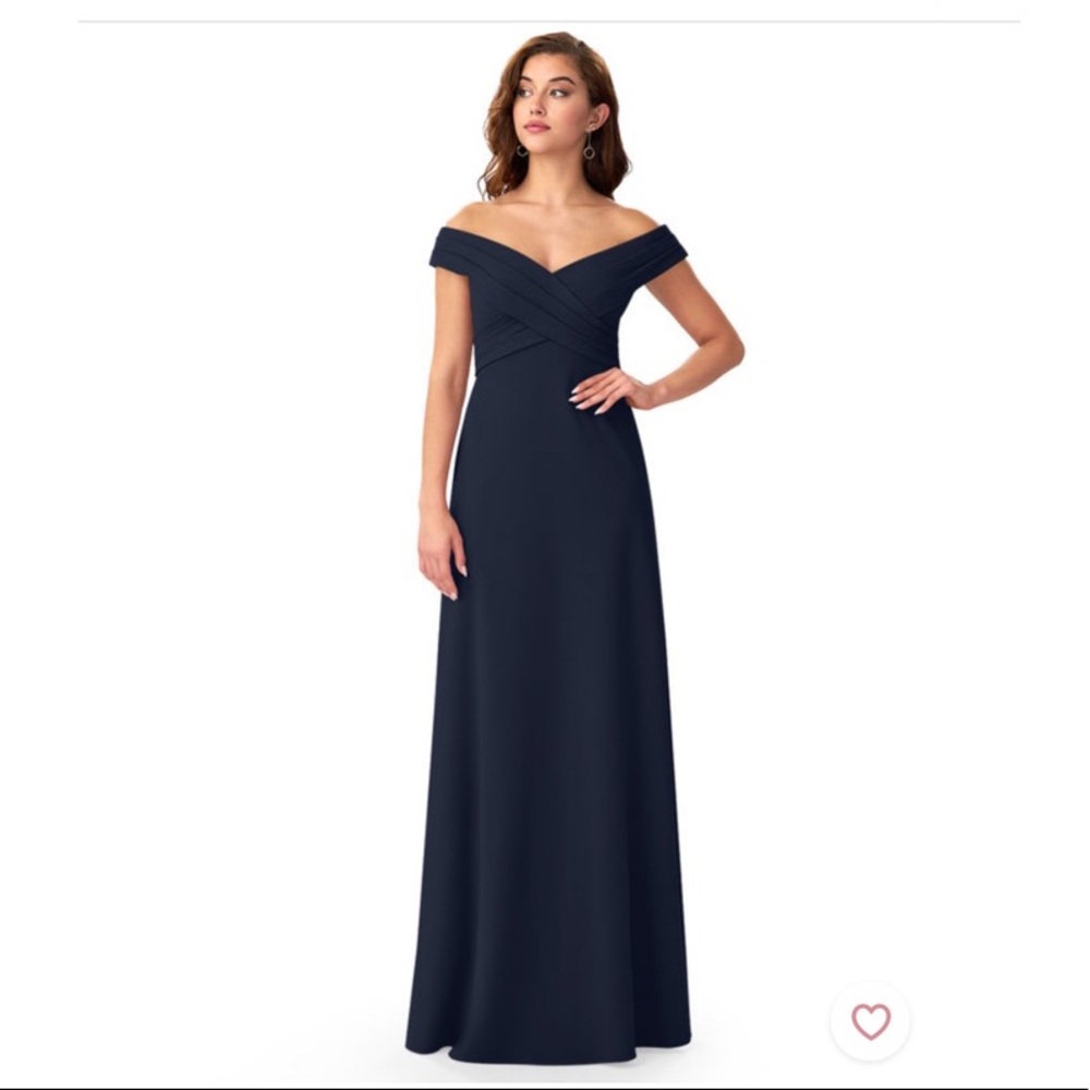 Azazie Evita in Dark Navy, size 12, NWT